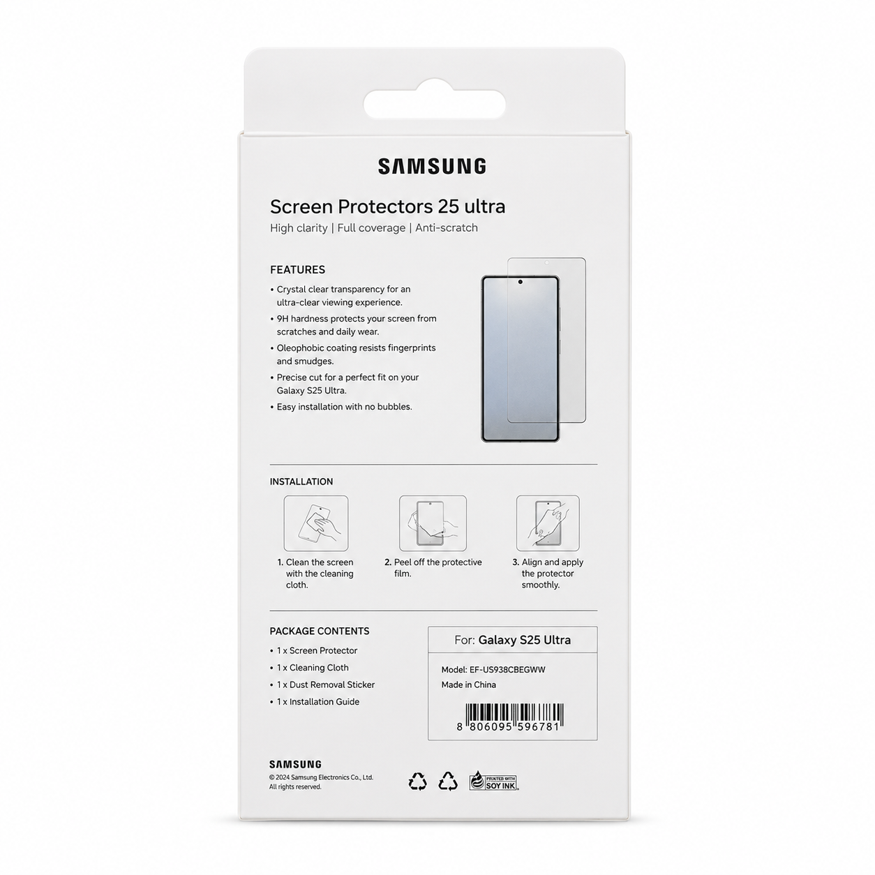 Screen Protector s25 ultra photo 2