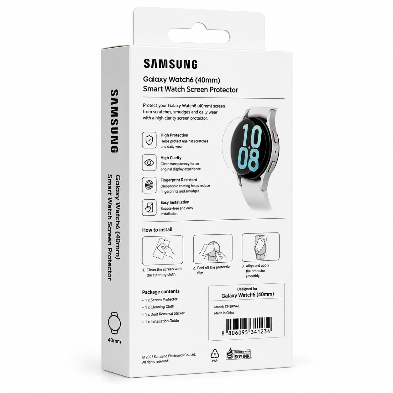 Samsung Galaxy Watch 6 40mm Smart Watch Screen Protector photo 3